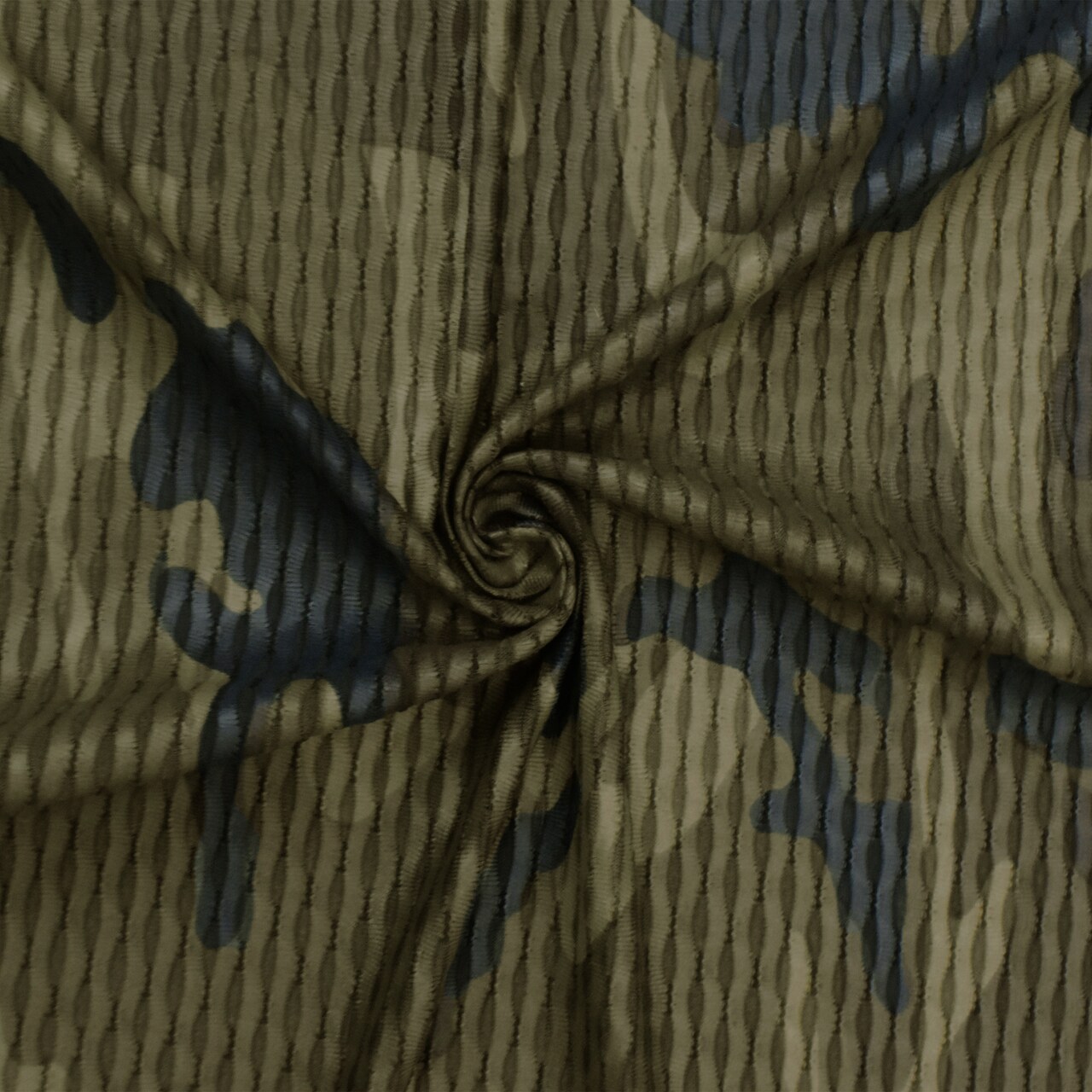 Army Green-Multi Famous Maker Stretch Camouflage Printed Mesh Yoga Fabric By the Yard